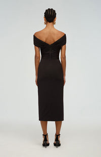 Crossover Midi Dress