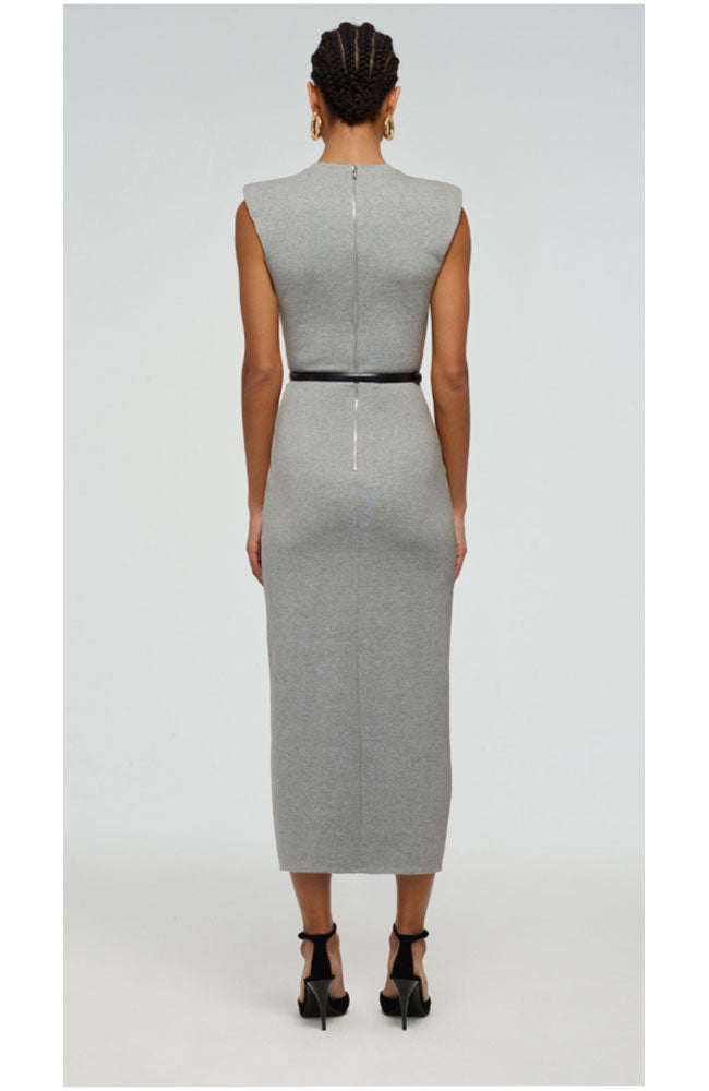 grey jersey midi dress Buy Reiss Grey Madeline Jersey Wrap-Tie Midi Dress from Next USA
