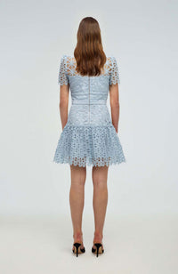 Geo Guipure Mini Dress