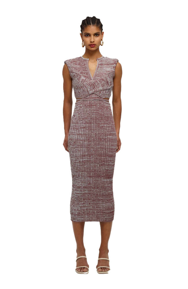 Crossover Knit Dress