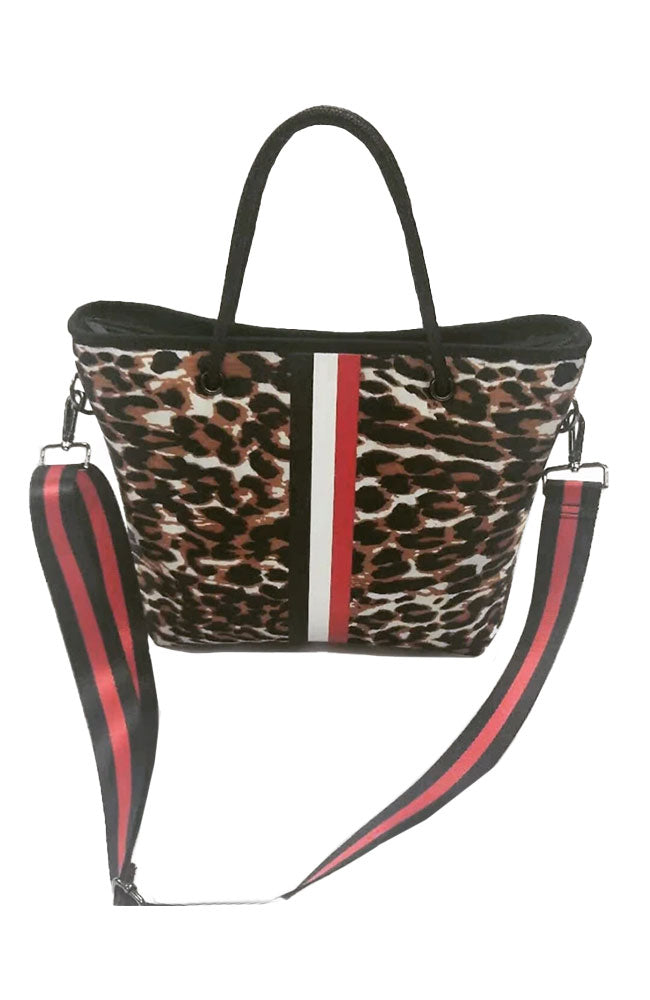 Ryan Mini Tote Zest in Red Leopard