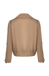Double Breast Short Jacket Adjustable Sleeve