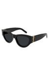 YSL Sunglasses Feminine Cateye Black