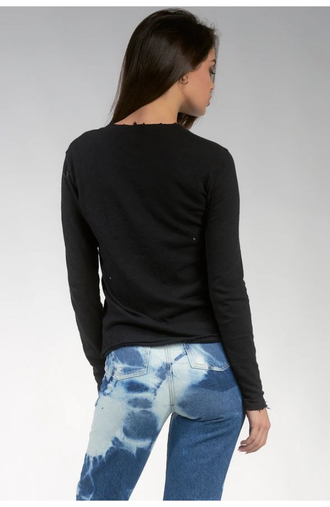 Love Print Crew Neck Top