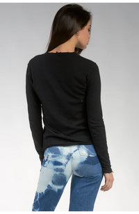 Love Print Crew Neck Top