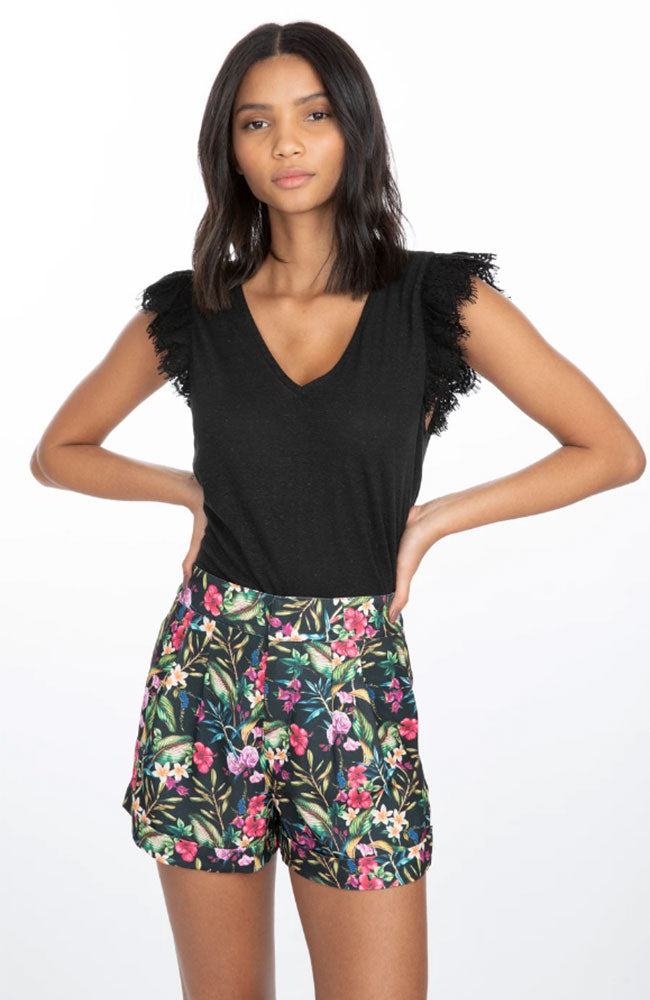 Brynn Lace V Neck Top