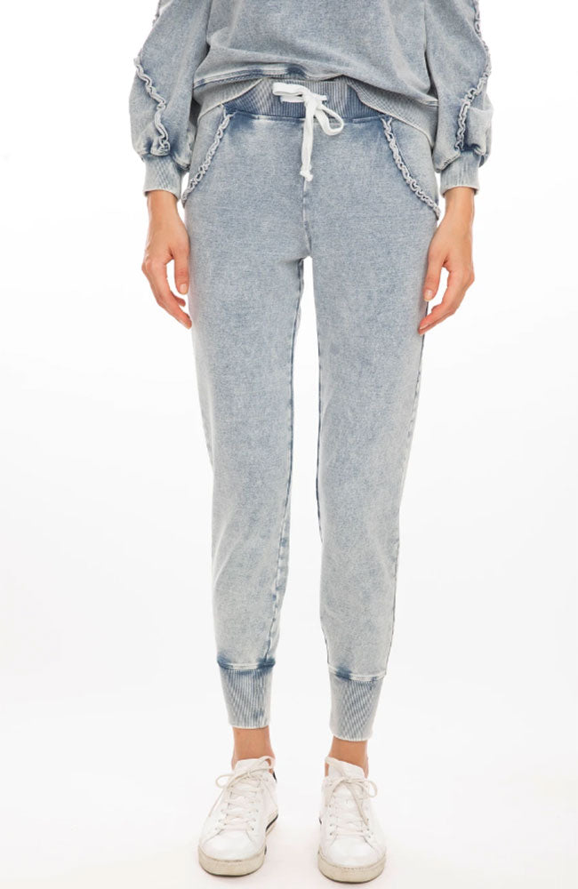 Daisy Ruffle Trimmed Sweatpant