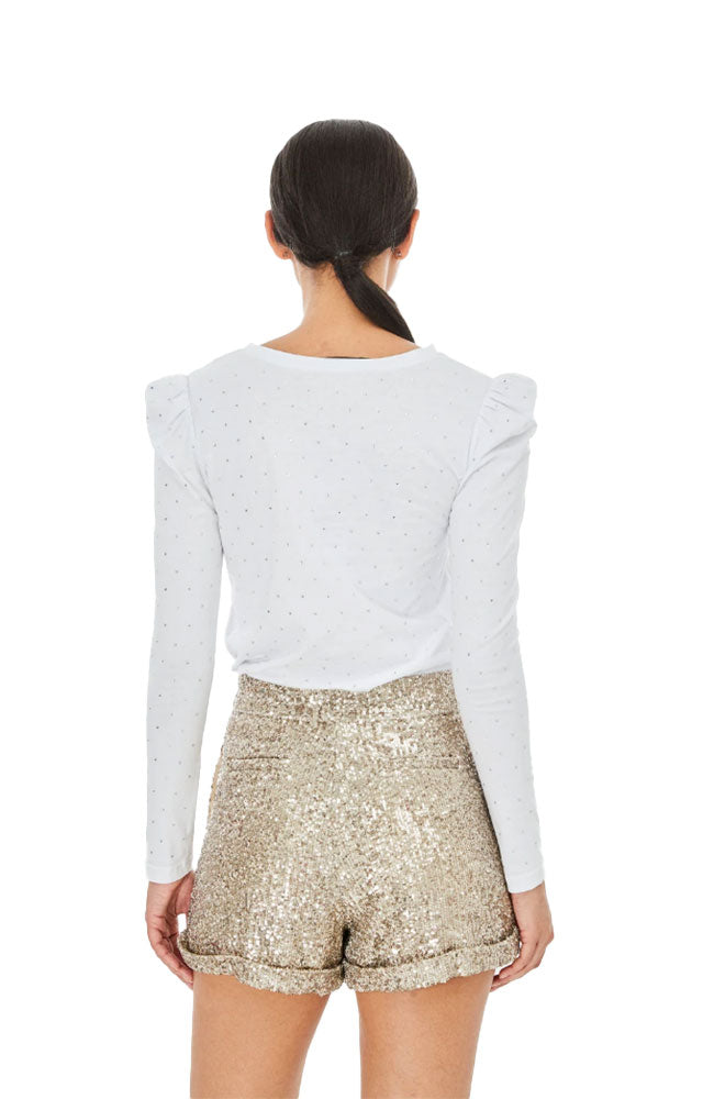 Josephine Crystal Embellished Top