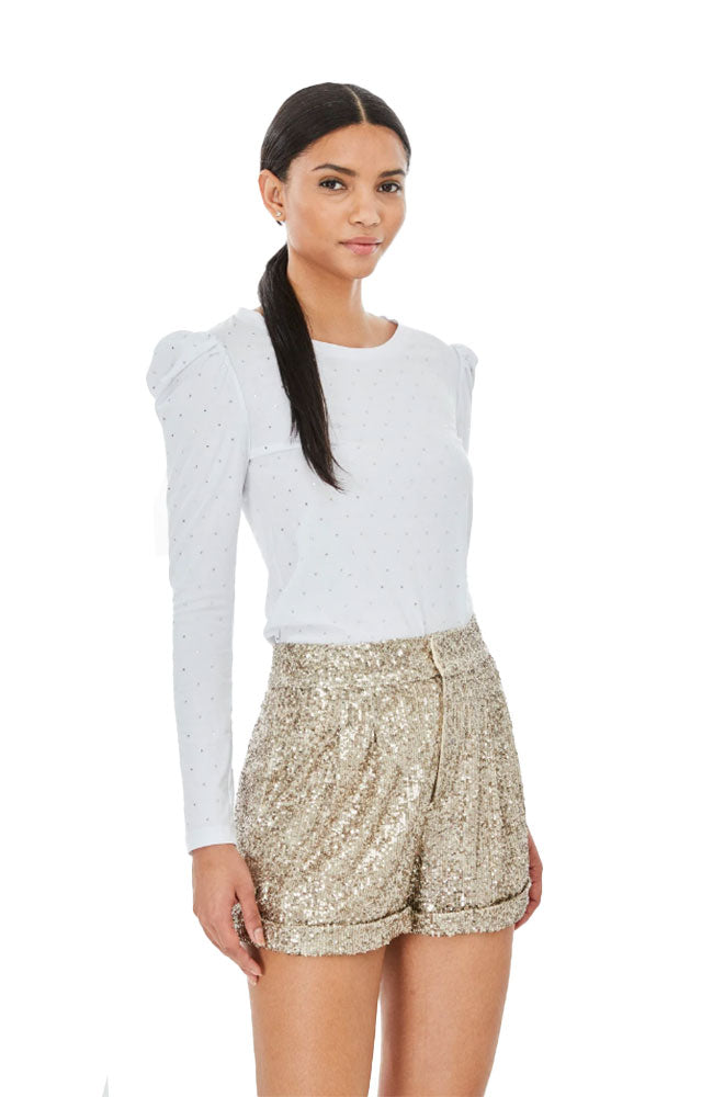 Josephine Crystal Embellished Top