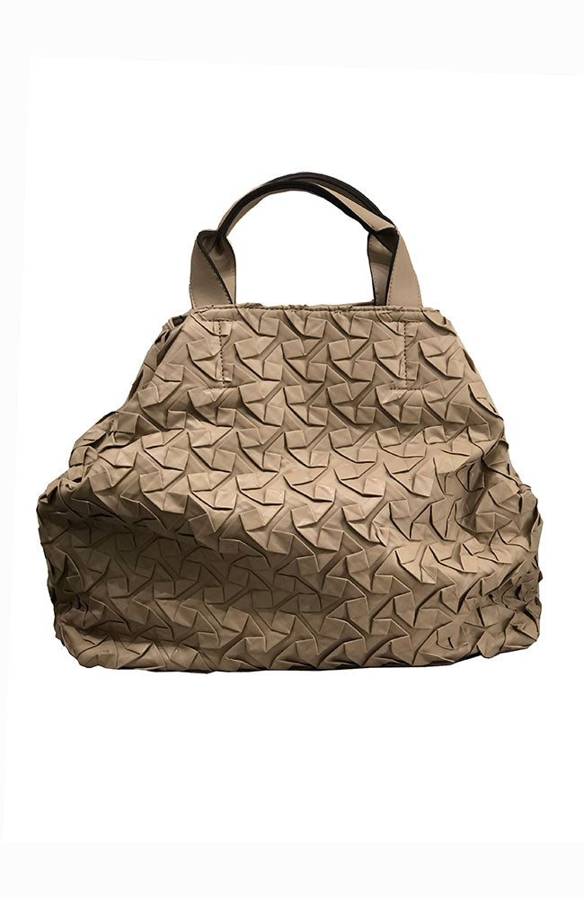 Gap Tote Pleated Taupe