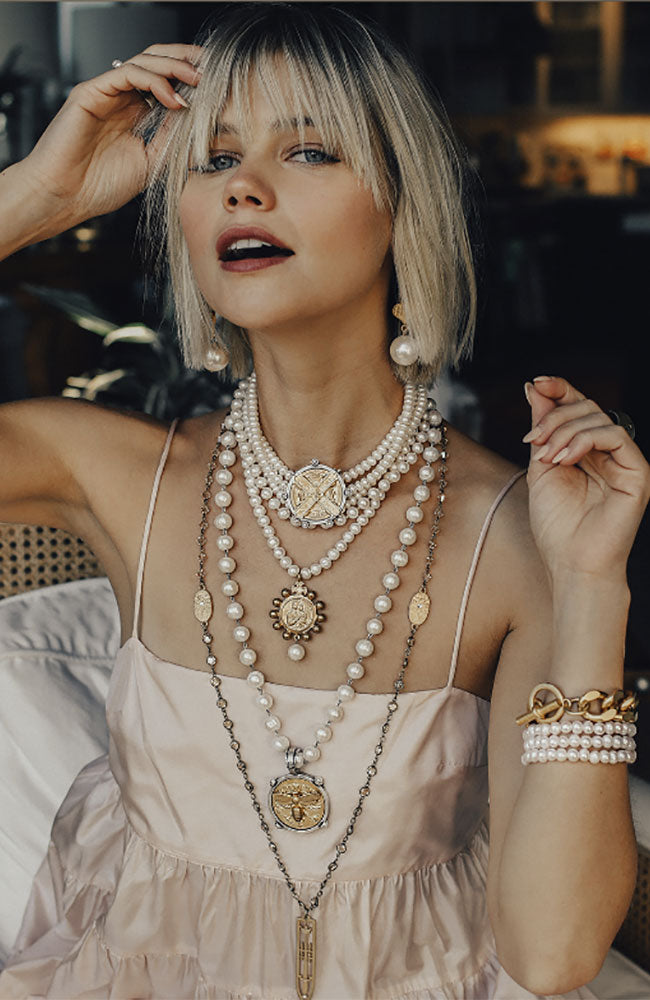 Sword & Crown Pendant Necklace