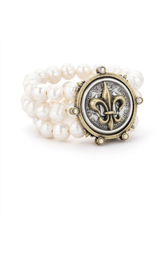 Triple Strnd FW Pearl Bracelet
