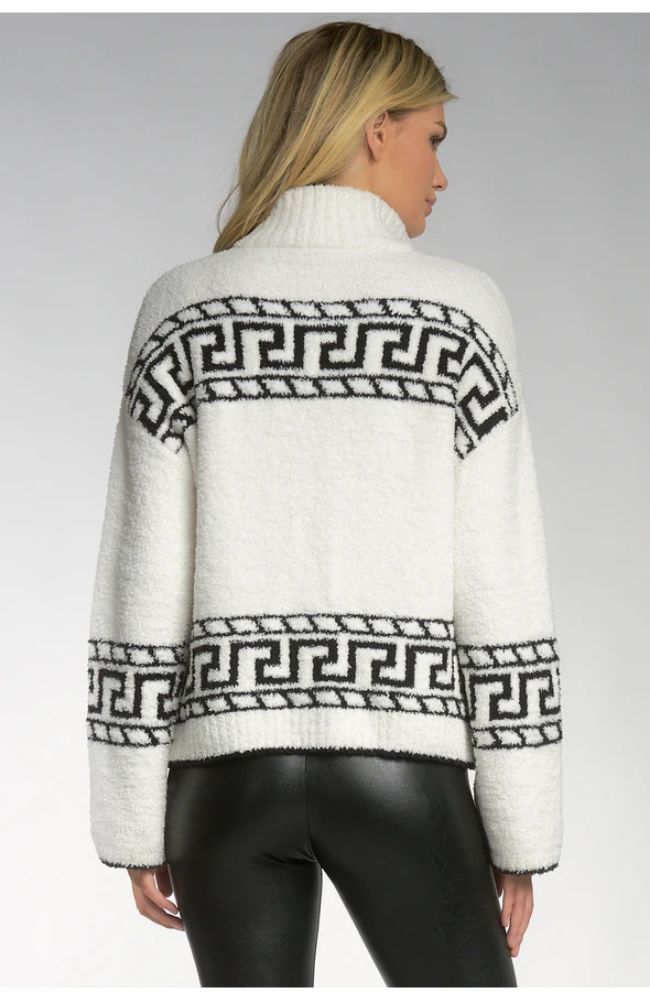 Zipper Collar Sweater
