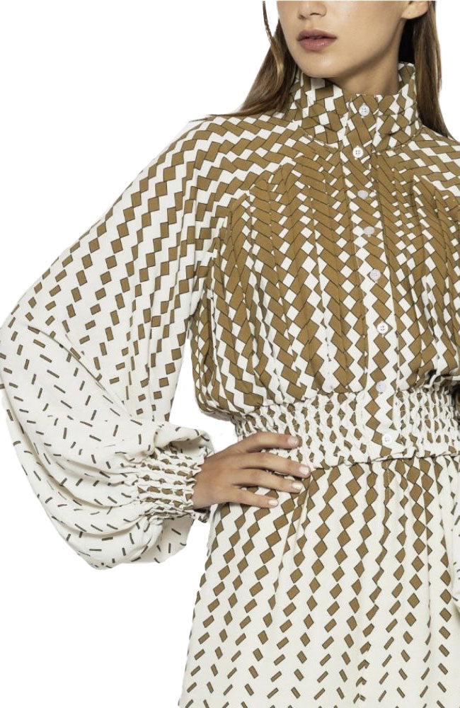 Long Sleeve Button Up Blouse