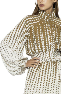 Long Sleeve Button Up Blouse