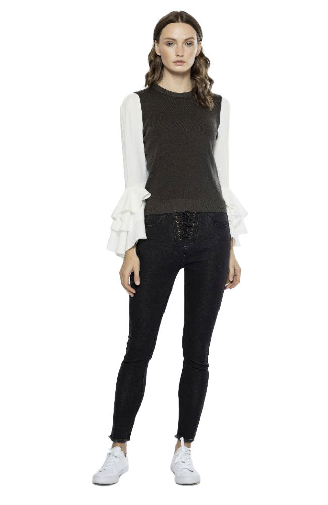 Ruffle Sleeve Shirt