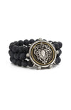 Jasper Bracelet Black Beads