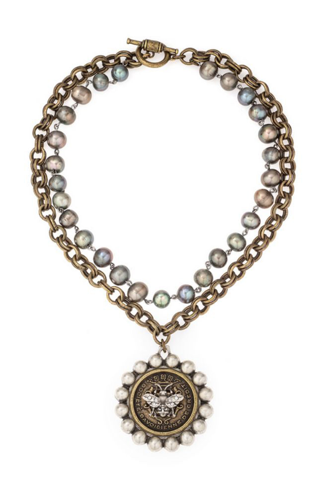 17" Double Stand Emerald Pearl Linkage
