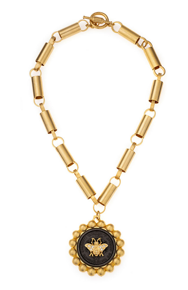 18" 24K Clad Nice Chain Centennial Bee Stack