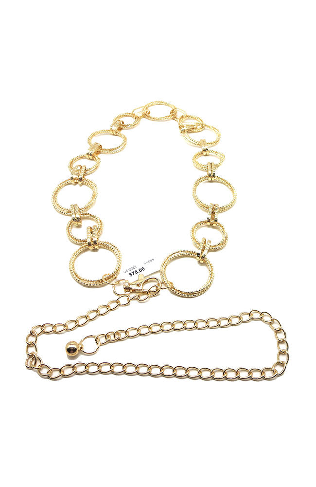 Circles Chain Belt