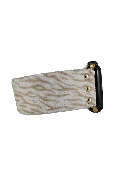 Vanilla Zebra Apple Watch Band 14CM – shoprodeodrive