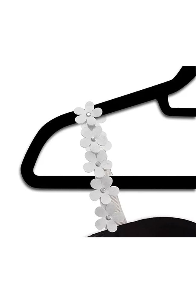 White Vegan Flower Strapit