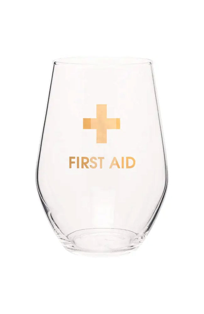 First Aid Wine Glass