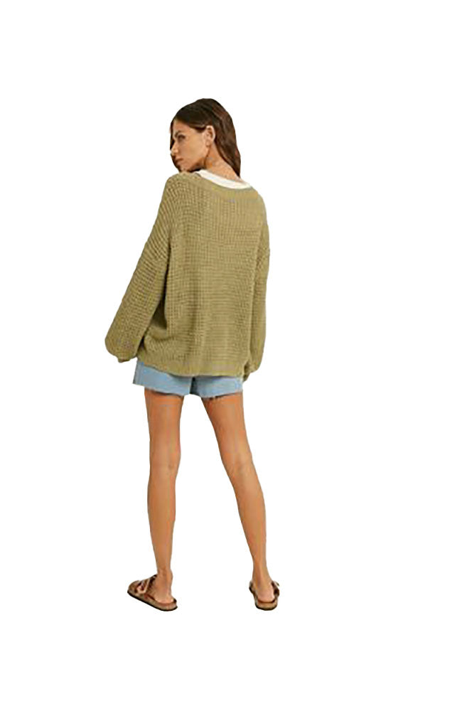 Oversized V Neck Sweater