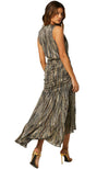Ava Metallic Stripe Dress