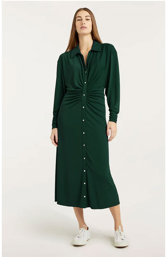 Midi Arden Dress Dark Emerald