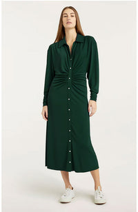 Midi Arden Dress Dark Emerald