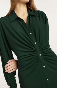Midi Arden Dress Dark Emerald