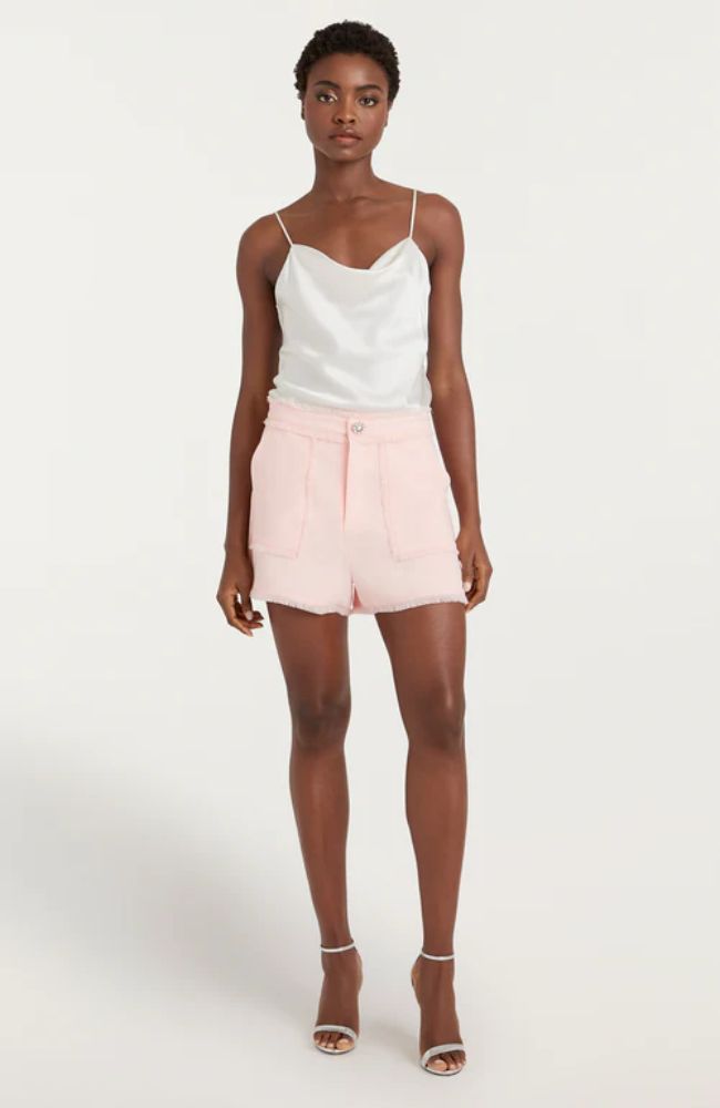 Pearl Ditsy Flower Crepe Allen Short