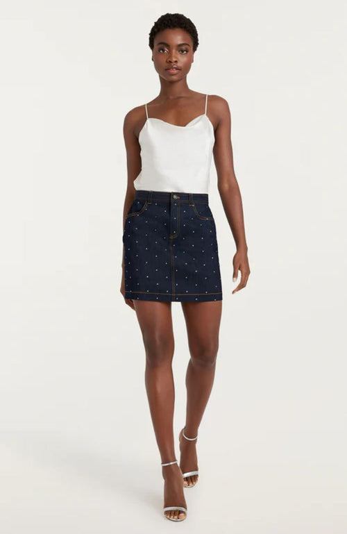 Ditsy Rhinestone Lynette Skirt