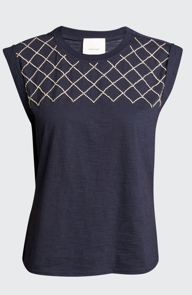 Bella Tee Rhinestone Net