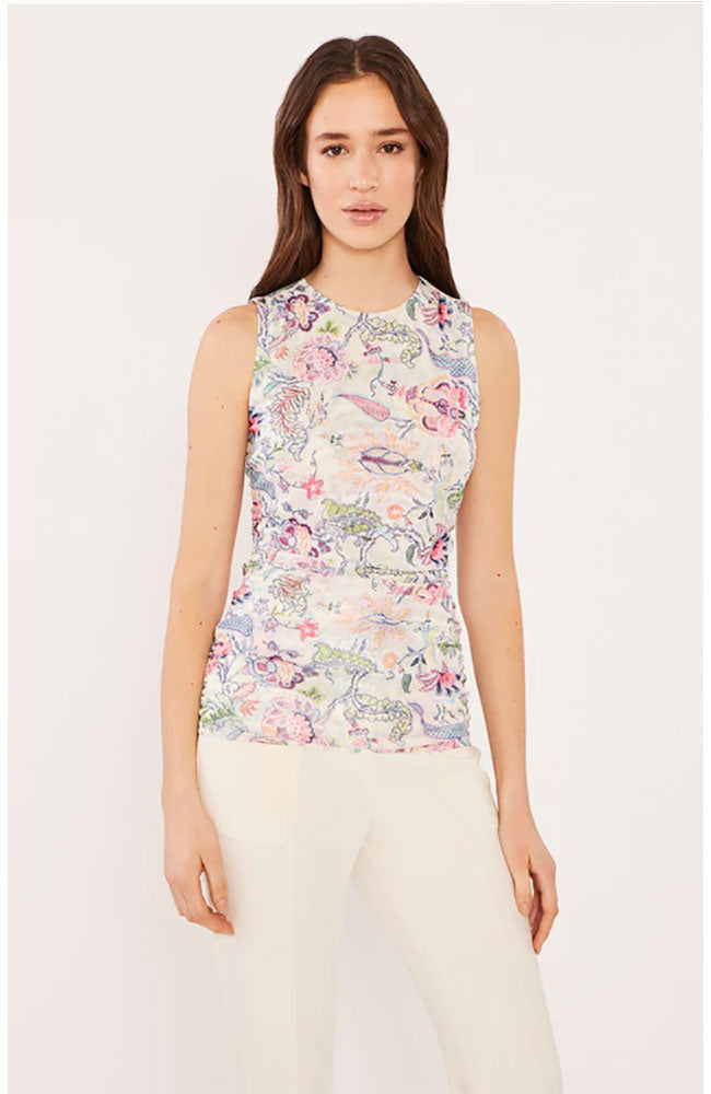 Dasha Top in Celeste Multi